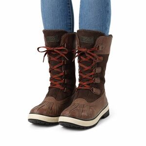 Size 6 UGG Women’s Adirondack Tall Waterproof Winter Boots Brown Leather